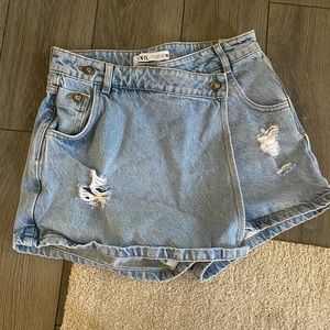 Denim Skort